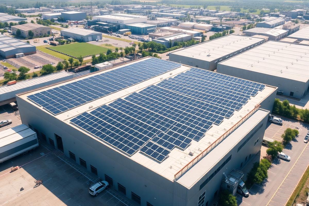 2.4 MW Rooftop Array — Global Auto Parts